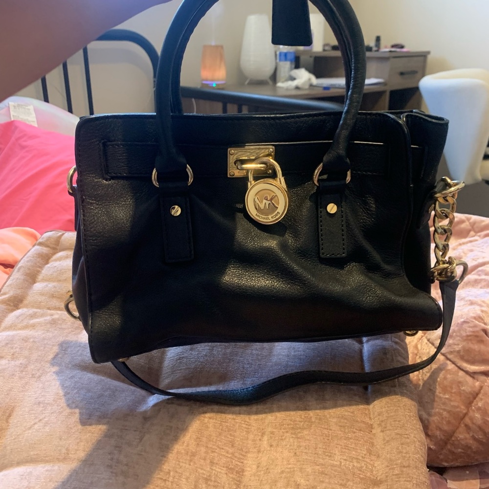 Michael Kors all leather medium shoulder bag. Bought while in Greece.